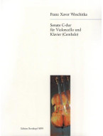 Franz Xaver Woschitka: Sonate C-dur (noty na violoncello, klavír)