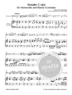 Franz Xaver Woschitka: Sonate C-dur (noty na violoncello, klavír)