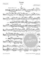 Gabriel Fauré: Sonate A-dur op.13 (noty na violoncello, klavír)
