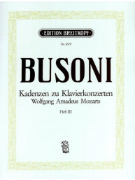 Ferruccio Busoni: Kadenzen zu Klavierkonzerten Mozarts 3 (noty na varhany)
