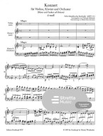 Felix Mendelssohn: Concerto in D minor MWV O 4 (noty na housle, čtyřruční klavír)