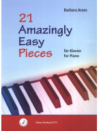 Barbara Arens: 21 Amazingly Easy Pieces (noty na snadný klavír)