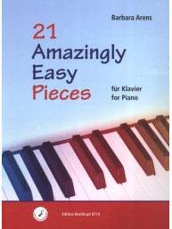 Barbara Arens: 21 Amazingly Easy Pieces (noty na snadný klavír)
