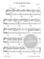 Barbara Arens: 21 Amazingly Easy Pieces (noty na snadný klavír)