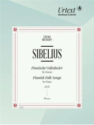 Jean Sibelius: Finnische Volkslieder JS 81 (noty na klavír)