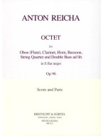 Antonín Rejcha: Octet op.96 in Eb Major (noty pro komorní soubor, party, partitura)