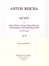 Antonín Rejcha: Octet op.96 in Eb Major (noty pro komorní soubor, party, partitura)