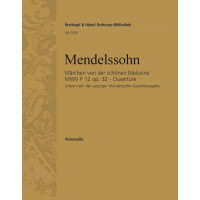 Felix Mendelssohn: Concert Overture No.4. to the Fairy Tale of the Fair Melusine Op. 32 (noty na violoncello, part)