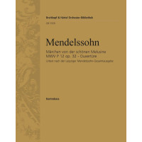 Felix Mendelssohn: Concert Overture No.4. to the Fairy Tale of the Fair Melusine Op. 32 (noty na kontrabas, part)