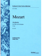 W.A. Mozart: Andante C-dur KV 315 (noty, partitura)