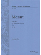 W.A. Mozart: Konzert für Klavier und Orchester G-dur KV 453 (noty, partitura)
