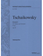 P.I. Čajkovskij: Konzert für Violine und Orchester D-dur op. 35 (noty, partitura)