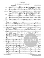 Jan Křtitel Vaňhal: Konzert für Kontrabass und Orchster (noty, partitura)