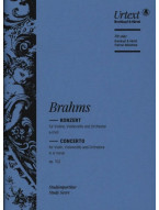 Johannes Brahms: Konzert a-moll op. 102 (noty, partitura)