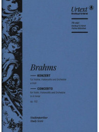 Johannes Brahms: Konzert a-moll op. 102 (noty, partitura)