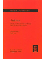 Helmut Lachenmann: Ausklang (noty, partitura)