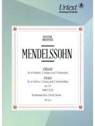 Felix Mendelssohn: Oktett op. 20 (noty, partitura)
