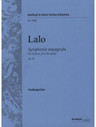 Edouard Lalo: Symphonie espagnole op. 21 (noty, partitura)