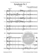 Beethoven: Symphonie Nr. 2 D-dur op. 36 (noty, partitura)