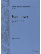Beethoven: Symphonie Nr. 7 A-dur op. 92 (noty, partitura)