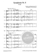 Beethoven: Symphonie Nr. 8 F-dur op. 93 (noty, partitura)