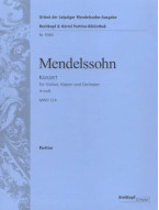 Felix Mendelssohn: Concerto in D minor MWV O 4 (noty, partitura)