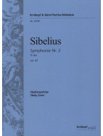 Jean Sibelius: Symphonie Nr. 2 D-dur op. 43 (noty, partitura)