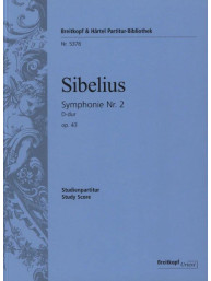 Jean Sibelius: Symphonie Nr. 2 D-dur op. 43 (noty, partitura)