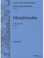 Felix Mendelssohn: Symphonie Nr. 1 c-moll op. 11 (noty, partitura)