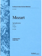 W.A. Mozart: Symphonie Nr. 38 D-dur KV 504 (noty, partitura)