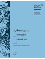 Robert Schumann: Symphonie Nr. 4 d-moll Op. 120 (noty, partitura)