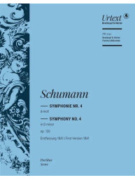 Robert Schumann: Symphonie Nr. 4 d-moll Op. 120 (noty, partitura)