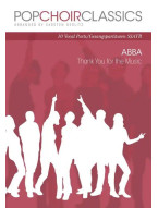 Pop Choir Classics: ABBA - Thank You For The Music - SSATB - SADA 10 ks (noty na sborový zpěv)