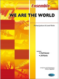 Michael Jackson & Lionel Richie: We Are The World (noty pro flexibilní orchestr, party, partitura)