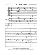 Michael Jackson & Lionel Richie: We Are The World (noty pro flexibilní orchestr, party, partitura)
