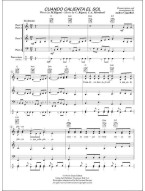 Los Hermanos Rigual: Cuando Calienta el Sol (noty pro flexibilní orchestr, party, partitura)(+audio)