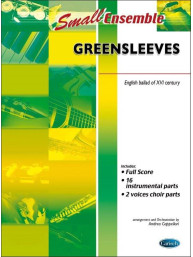 Greensleeves (noty pro flexibilní orchestr, party, partitura)