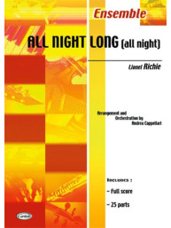 Lionel Richie: All Night Long - All Night (noty pro flexibilní orchestr, party, partitura)