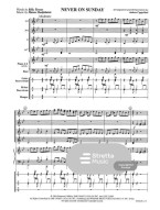 Fred Ebb: Never on Sunday (noty pro flexibilní orchestr, party, partitura)