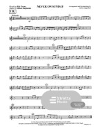 Fred Ebb: Never on Sunday (noty pro flexibilní orchestr, party, partitura)