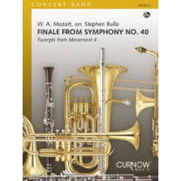 W.A. Mozart: Finale from Symphony No. 40 (noty pro koncertní orchestr, party, partitura)