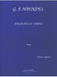 Georg Friedrich Händel: Passacaille variée (noty na klavír)