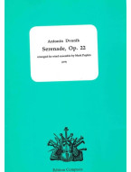 Antonín Dvořák: Serenade Op. 22 (noty pro dechový soubor, partitura, party)