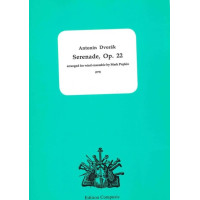 Antonín Dvořák: Serenade Op. 22 (noty pro dechový soubor, partitura, party)