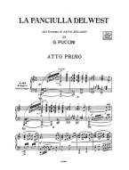 Giacomo Puccini: La fanciulla del West (noty na klavír, zpěv)