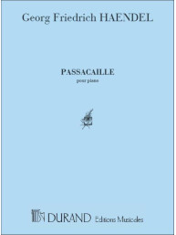 Georg Friedrich Händel: Passacaille Piano (noty na klavír)