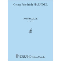 Georg Friedrich Händel: Passacaille Piano (noty na klavír)