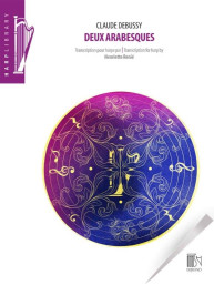 Claude Debussy: Deux Arabesques (noty na harfu)