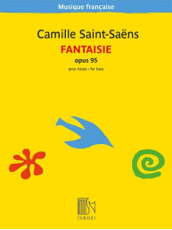 Camille Saint-Saëns: Fantaisie opus 95 (noty na harfu)