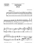 Camille Saint-Saëns: Fantaisie opus 95 (noty na harfu)